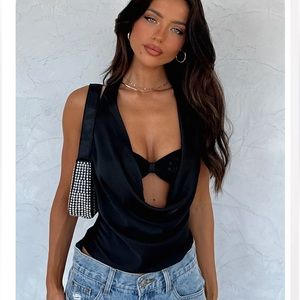 white fox boutique 2 piece top